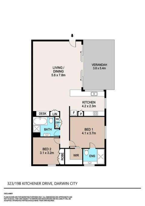 Apartmán Zen Oceania - 2Br Ocean View Darwin Exteriér fotografie